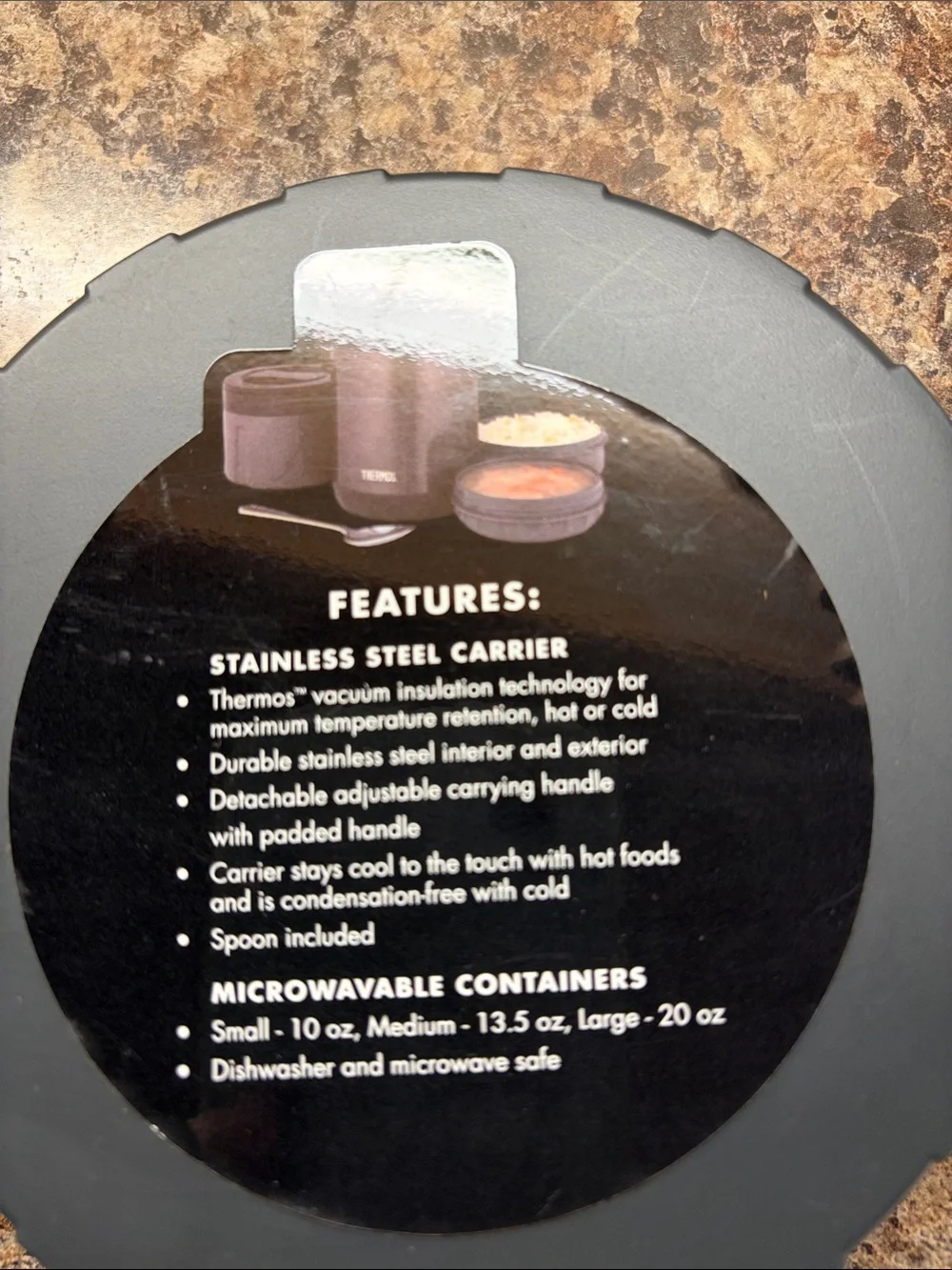 Thermos compact food
